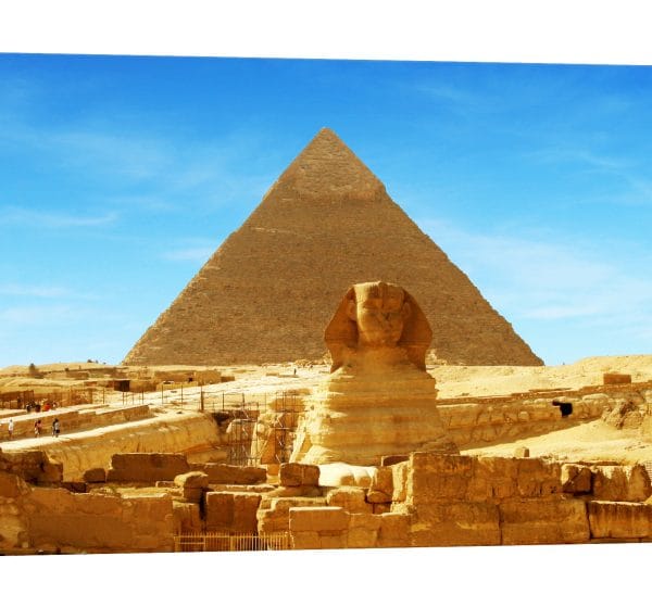 tablou canvas piramide giza luminescent