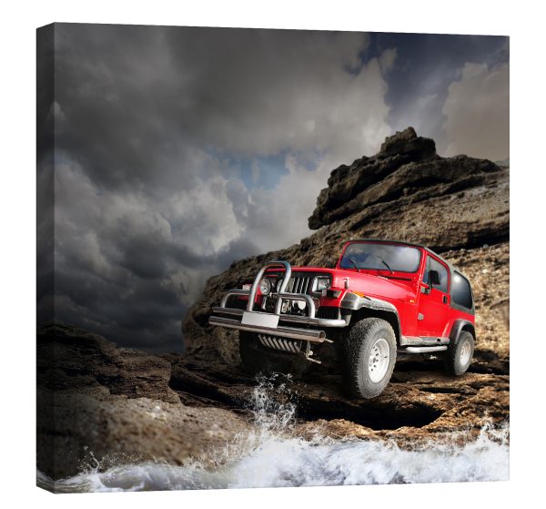 Tablou canvas jeep stanci luminescent
