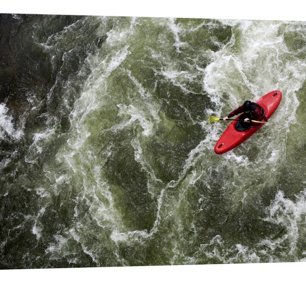 Tablou canvas kayak ape repezi luminescent