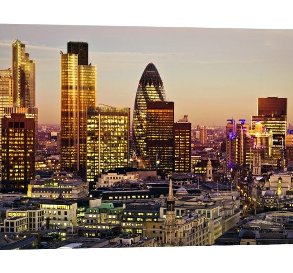 tablou canvas london apus luminescent