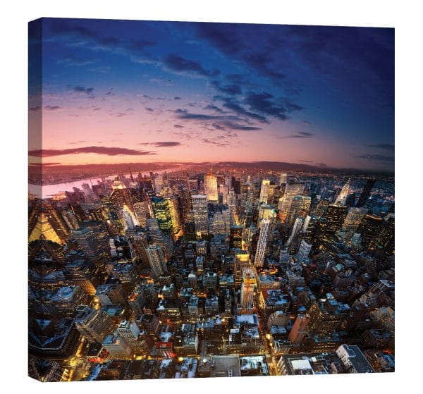 tablou canvas new york apus luminescent