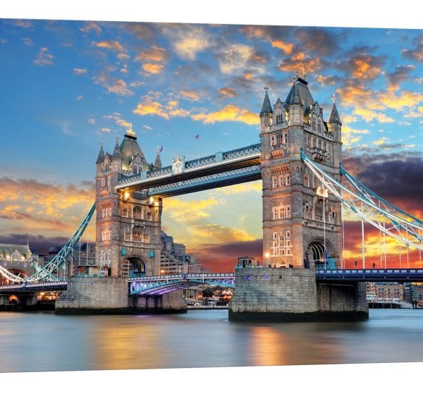 tablou canvas podul tower luminescent